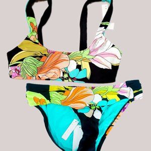 Trina Turk Women's Bouquet Floral Swimsuit Set